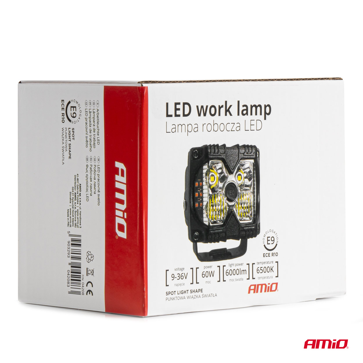 Darba lampa AWL67 60W 6500K 6000lm 9-36V AMIO-04208 Darba lampa AWL67 60W 6500K 6000lm 9-36V AMIO-04208 - Image 10