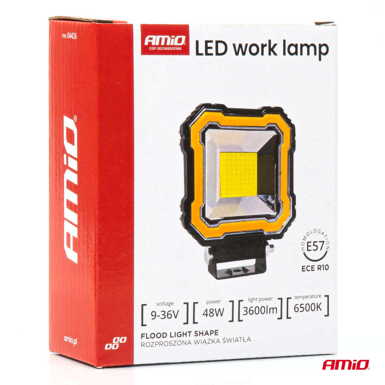 Darba lampa AWL82 48W 3600LM 12V 24V AMIO-04426 Darba lampa AWL82 48W 3600LM 12V 24V AMIO-04426 - Image 10