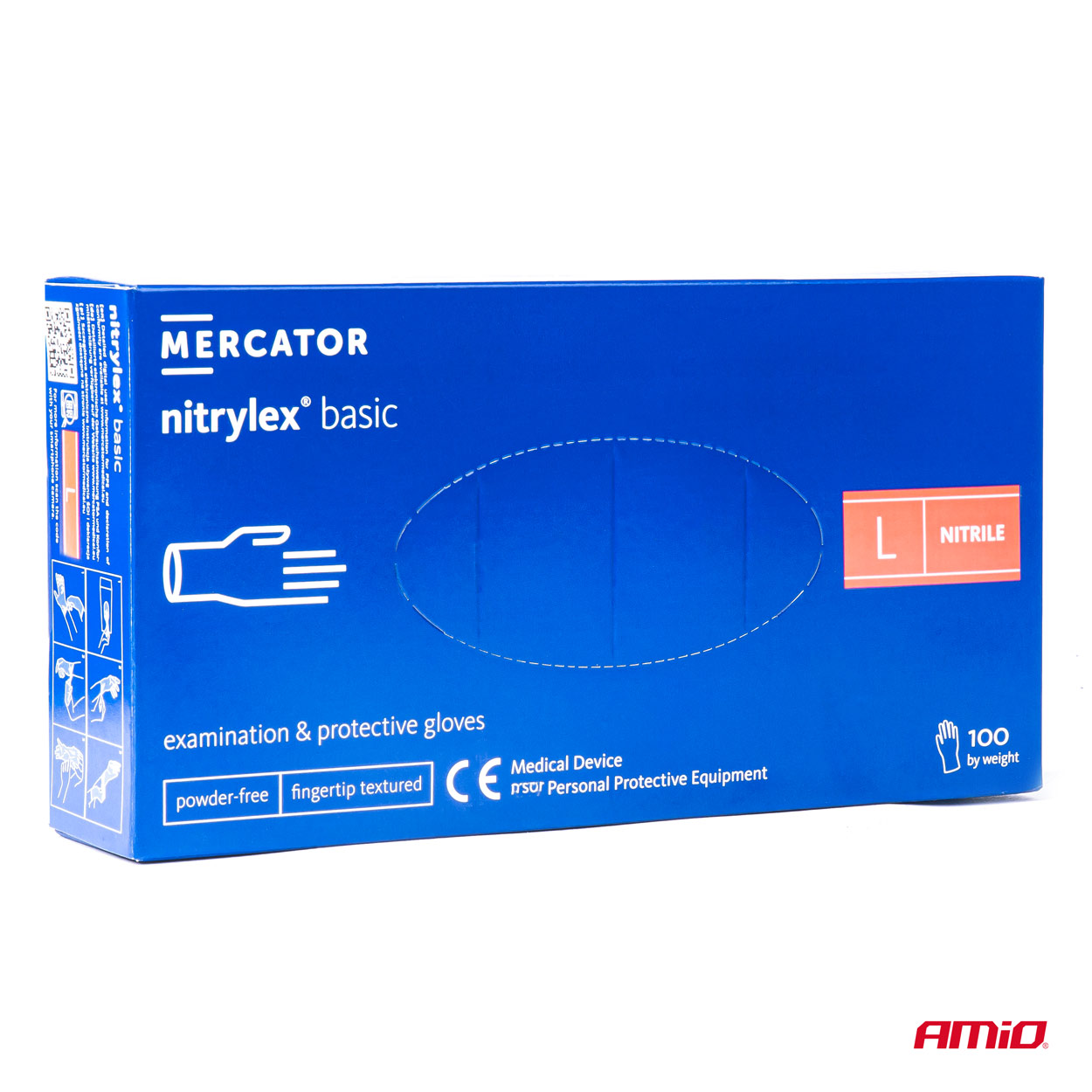 Nitrila aizsargcimdi Nitrylex Basic izmērs L 100 gab. Nitrila aizsargcimdi Nitrylex Basic izmērs L 100 gab. - Image 6