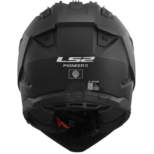 LS2 MX702 CLASSY SOLID, MOTO ĶIVERE, L, melna matēta LS2 MX702 CLASSY SOLID, MOTO ĶIVERE, L, melna matēta - Image 4