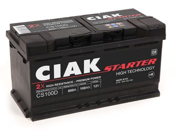 Akumulators 100Ah 800A 12V CIAK