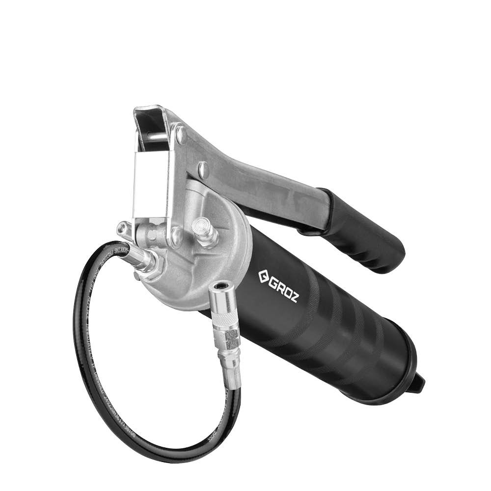 Izturīga sviras smērvielas pistole 400g ar elastīgu šļūteni G1FHD AMIO-1142721 Izturīga sviras smērvielas pistole 400g ar elastīgu šļūteni G1FHD AMIO-1142721