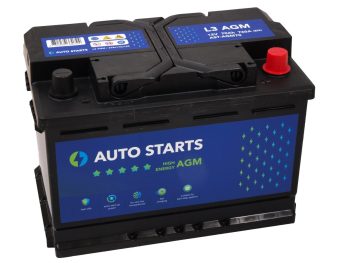 Akumulators START&STOP 70Ah 760A 12V AGM AUTO STARTS HIGH ENERGY