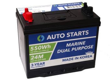 Akumulators dziļas izlādes MARINE 80Ah 600A 12V DUAL PURPOSE