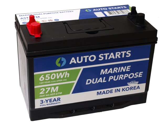Akumulators dziļas izlādes MARINE 95Ah 690A 12V DUAL PURPOSE Akumulators dziļas izlādes MARINE 95Ah 690A 12V DUAL PURPOSE