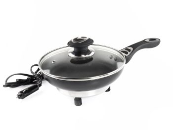 12 V 150 W elektriskā cepšanas panna automašīnai 20 cm x 4 cm AMIO-02532