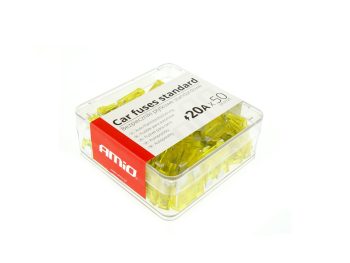 20A standarta drošinātāju kārba 50 gab. AMIO-01336