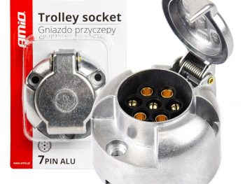 Piekabes kontaktligzda 7 kontaktu ALU blisterī AMIO-03217