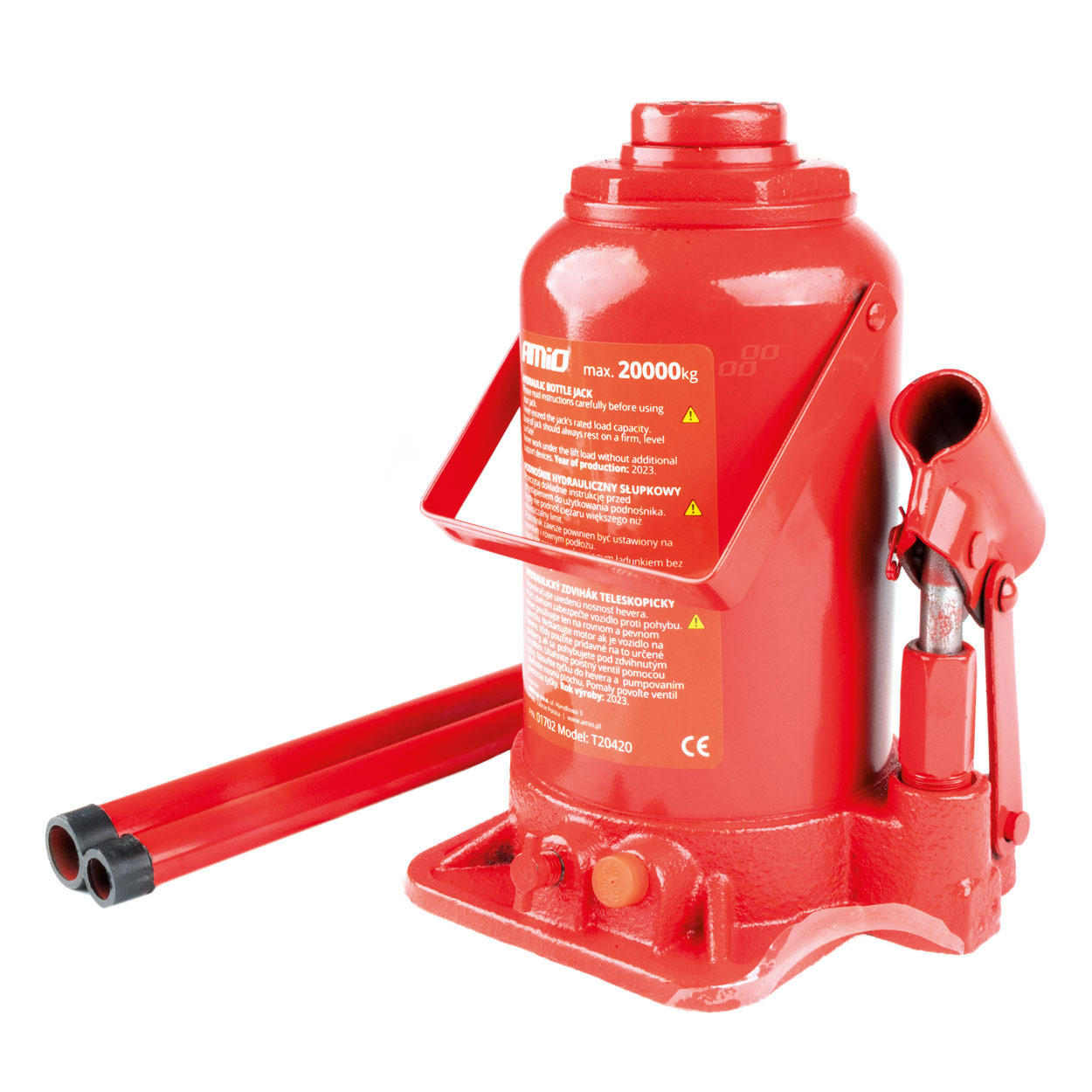 Hidrauliskais domkrats 20T AMIO-01702 Hidrauliskais domkrats 20T AMIO-01702