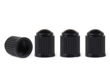 Plastmasas melni vārsta vāciņi 4 gab. AMIO-02623