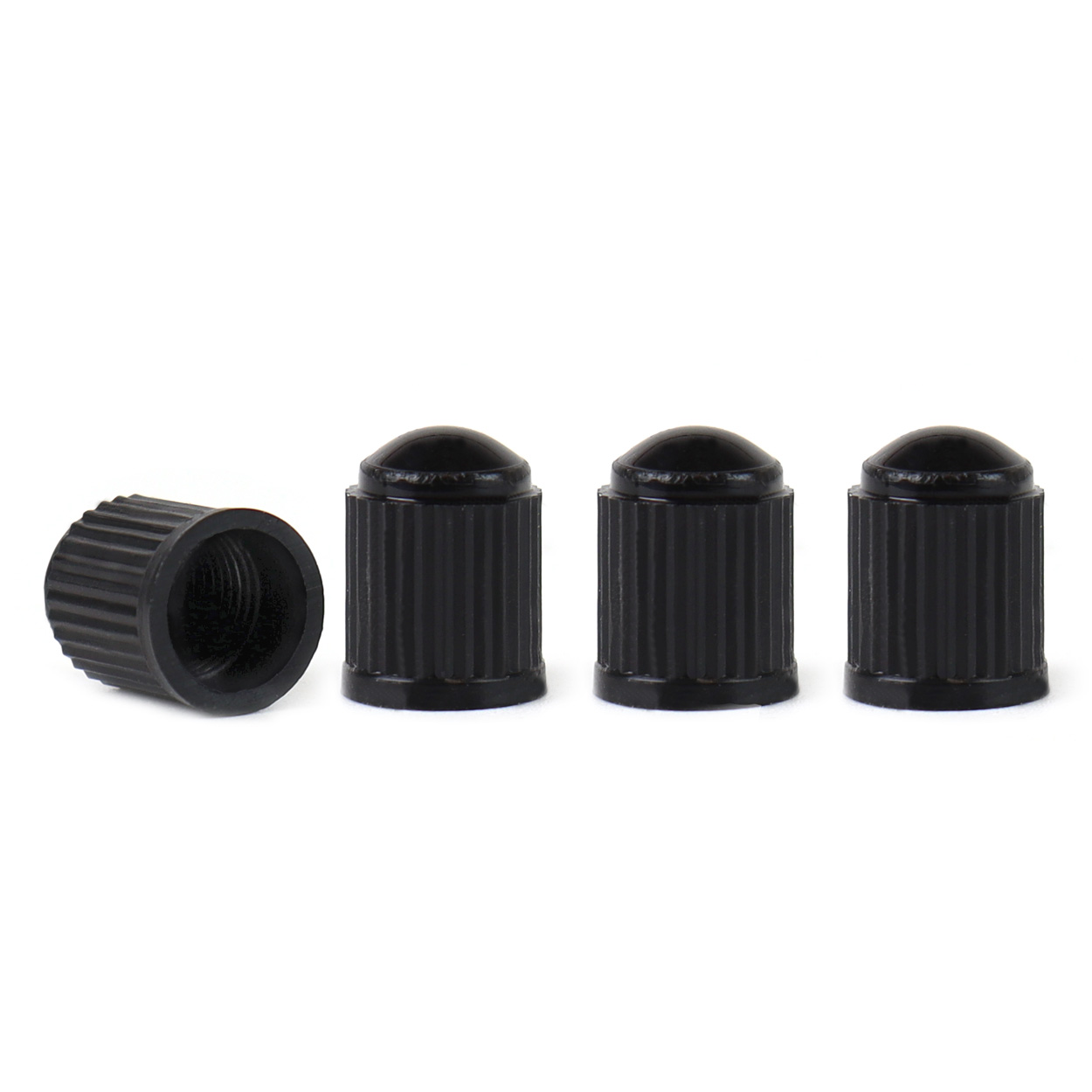 Plastmasas melni vārsta vāciņi 4 gab. AMIO-02623 Plastmasas melni vārsta vāciņi 4 gab. AMIO-02623