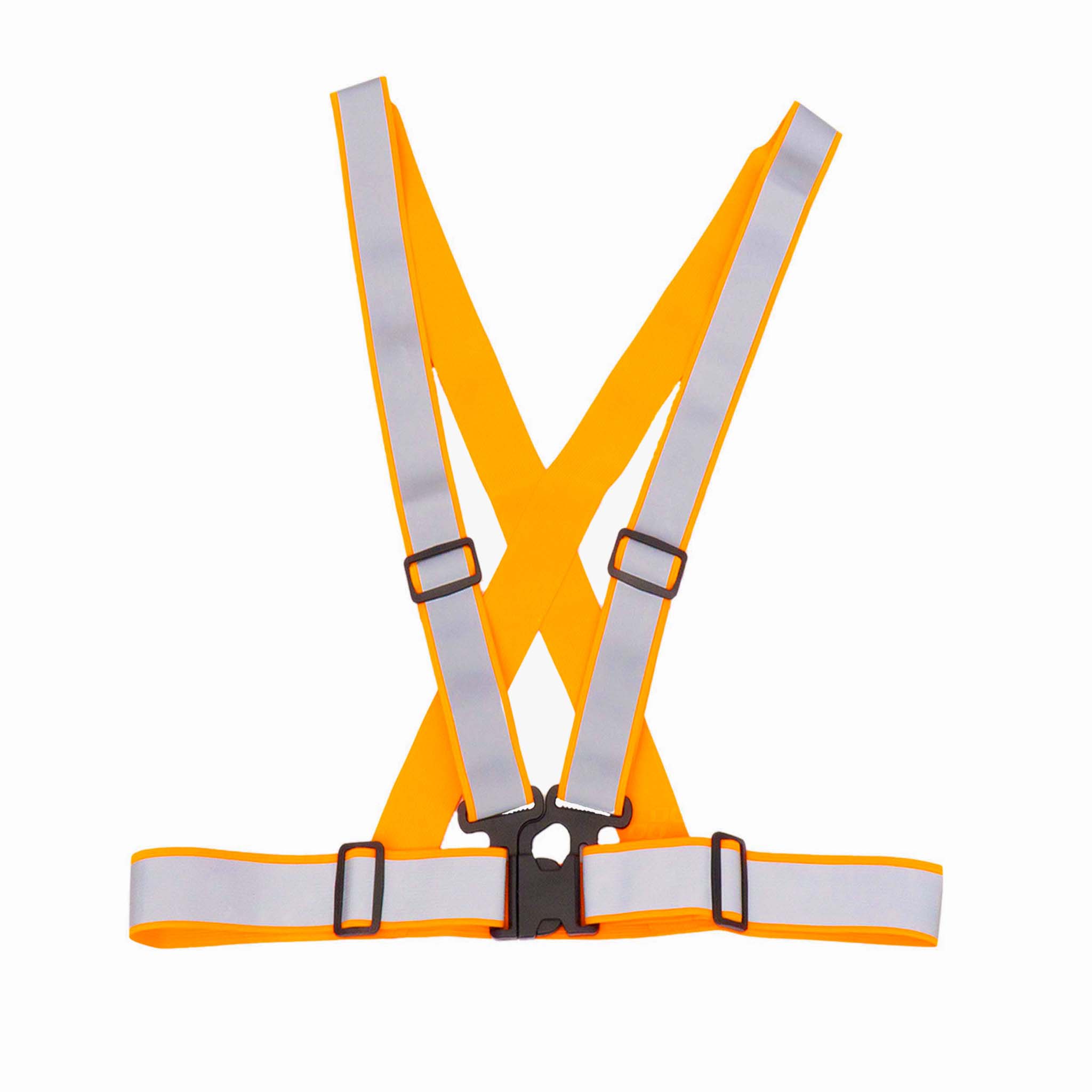 Atstarojoša drošības jostas veste oranžā krāsā AMIO-03939 Atstarojoša drošības jostas veste oranžā krāsā AMIO-03939