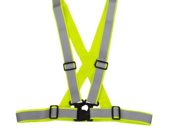 Atstarojoša drošības jostas veste zaļā krāsā AMIO-03104