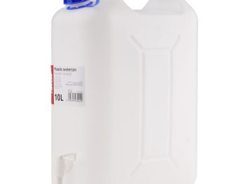 Ūdens kanna ar krānu 10L plastmasas AMIO-03202