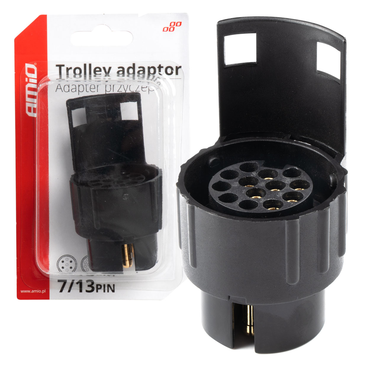 Piekabes adapteris 7/13 blisterī AMIO-03211 Piekabes adapteris 7/13 blisterī AMIO-03211