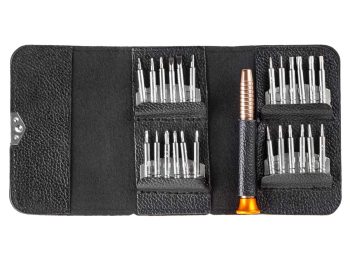 25 detaļu precīzijas skrūvgriežu komplekts AMIO-02839
