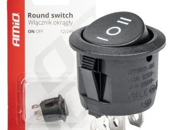 Apaļais slēdzis 12/230V BU03 AMIO-03614
