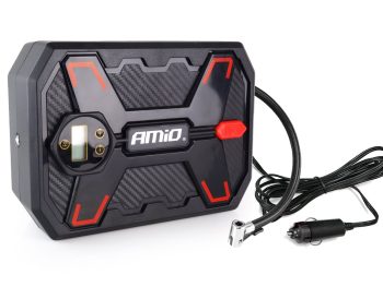 12 V automašīnas gaisa kompresors ar digitālo spiediena mērītāju un LED apgaismojumu Acomp-11 AMIO-02384