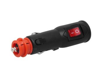 Šķiltavas kontaktdakša ar slēdzi EURO/DIN 12/24V AMIO-02051