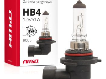 Halogēna spuldze HB4 9006 12V 51W AMIO-01480