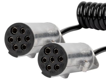 Atsperes kabelis TIR 2x 7 kontaktu N tips 5m 24V AMIO-04379