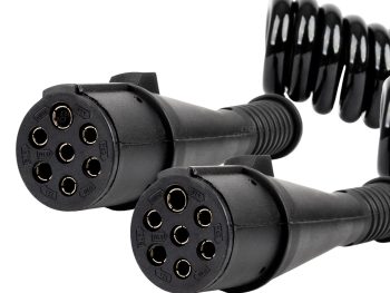 Atsperes kabelis TIR 2x 7 kontaktu N tips 5m 24V AMIO-04380