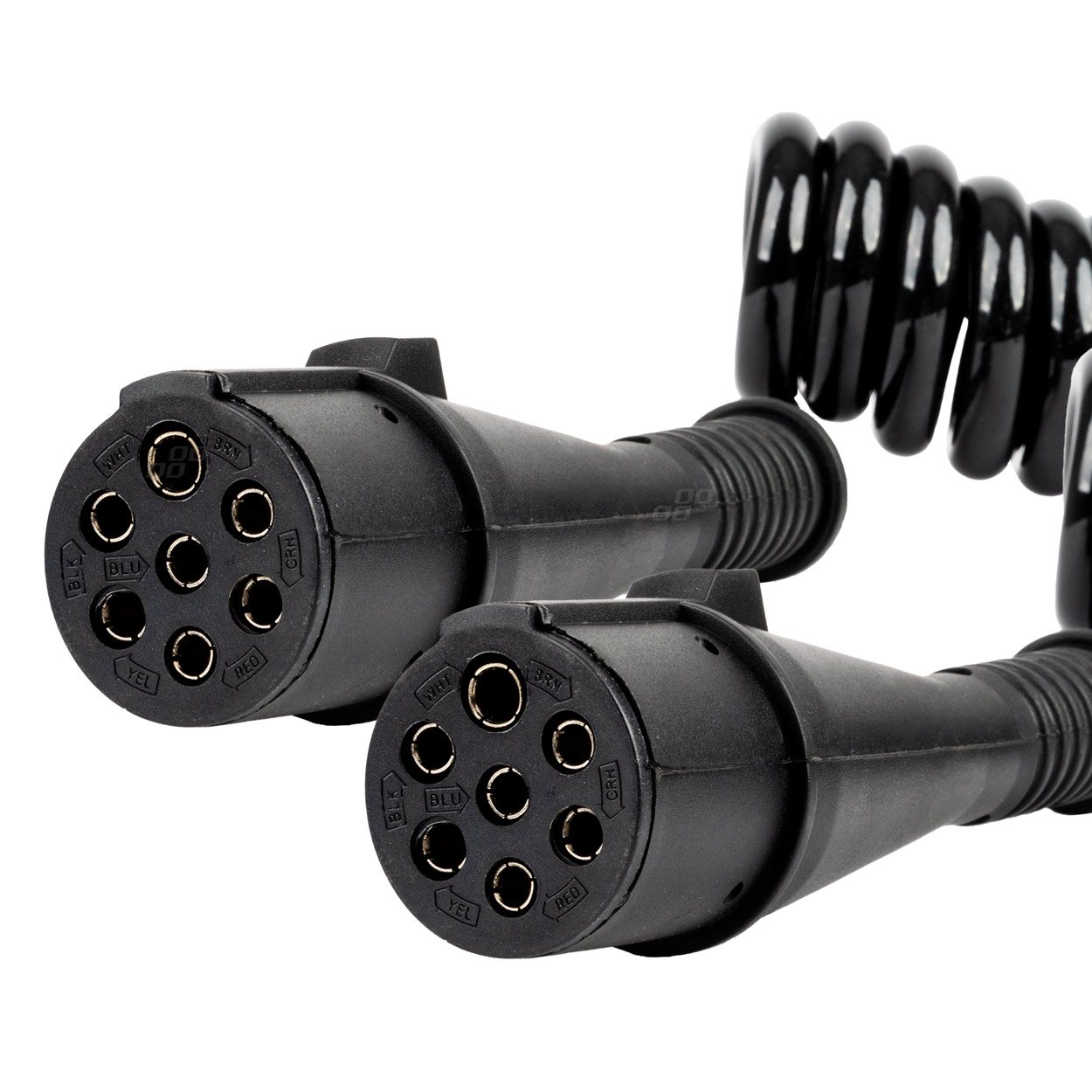 Atsperes kabelis TIR 2x 7 kontaktu N tips 5m 24V AMIO-04380 Atsperes kabelis TIR 2x 7 kontaktu N tips 5m 24V AMIO-04380