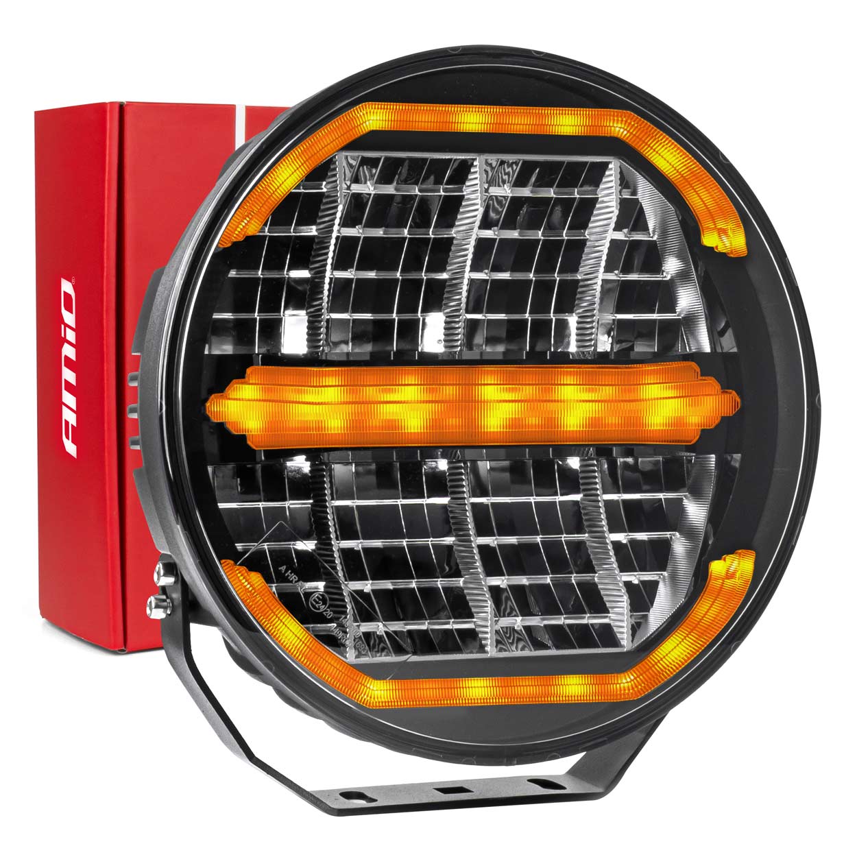 LED tālās darbības lukturis ar stāvgaismas funkciju 112W 12/24V AMIO-04534 LED tālās darbības lukturis ar stāvgaismas funkciju 112W 12/24V AMIO-04534