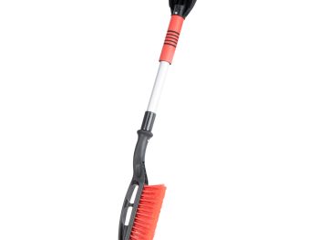 Teleskopiska sniega birste ar ledus rausti 75-94 cm AMIO-04150