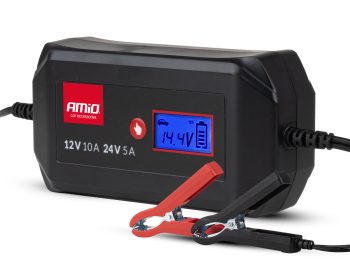 Digitālais 10A akumulatora lādētājs STD GEL AGM WET 12/24V AMIO-04525