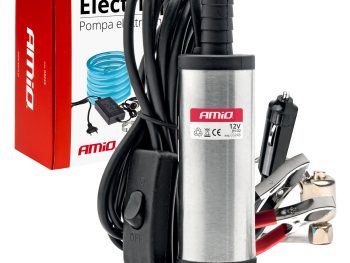 12/230V elektriskais dīzeļsūknis iegremdējams ar diametru 38 mm komplektā ar šļūteni AMIO-03243