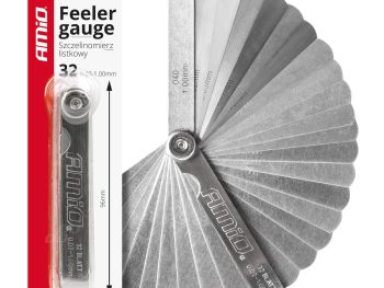 Folijas platuma mērītājs - 32 taisni ieliktņi, 89 mm gari AMIO-03287