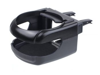 Universāls dzērienu turētājs ventilācijas atveres stiprinājumam, melns DH-03 AMIO-02493