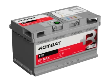 Akumulators START&STOP EFB 75Ah 760A 12V Rombat