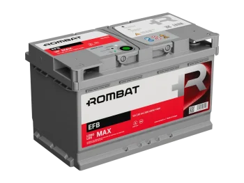 Akumulators START&STOP EFB 80Ah 800A 12V Rombat