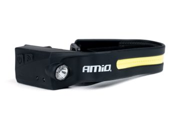 Uzlādējams LED galvas lukturis XPE+COB 1200mAh LH05 AMIO-03241