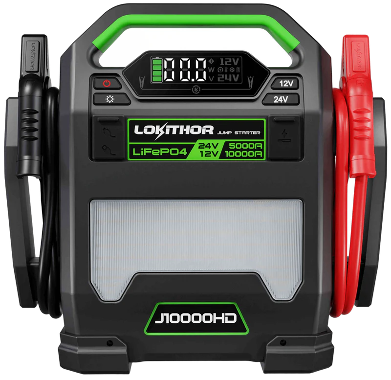 Lokithor J10000HD palaišanas starteris 12/24VV 10000A Lokithor J10000HD palaišanas starteris 12/24VV 10000A