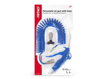 Penumatic gaisa pistole ar šļūteni un T-veida spailēm 10ATM PT-02 AMIO-02158