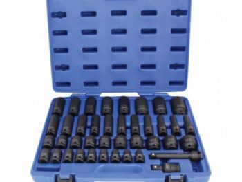 TRIECĪGO GALVIŅU KOMPLEKTS 40 GAB. 1/2", ASTA, A-HEX40F AMIO-3700185