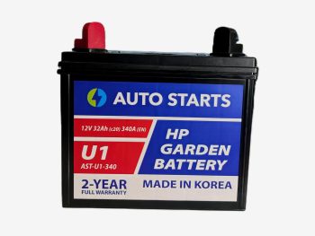 Akumulators 32Ah 340A 12V zāles pļāvējiem traktoriem un robotiem HP GARDEN U1 +/-
