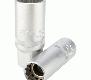 Aizdedzes sveču uzgalis ar magnētu 1/2" 16mm 12PT AMIO-39261