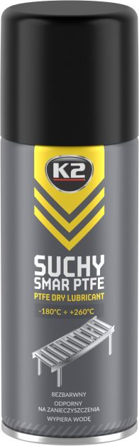 SAUSĀ LUBRIKANTA K2 PTFE SPRAY 400ML SAUSĀ LUBRIKANTA K2 PTFE SPRAY 400ML