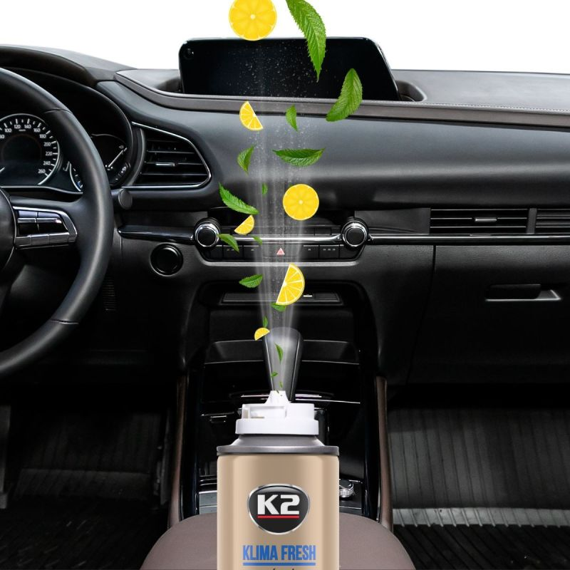 Gaisa kondicioniera tīrīšanas līdzeklis K2 "KLIMA FRESH" CITRONS Gaisa kondicioniera tīrīšanas līdzeklis K2 "KLIMA FRESH" CITRONS - Image 7