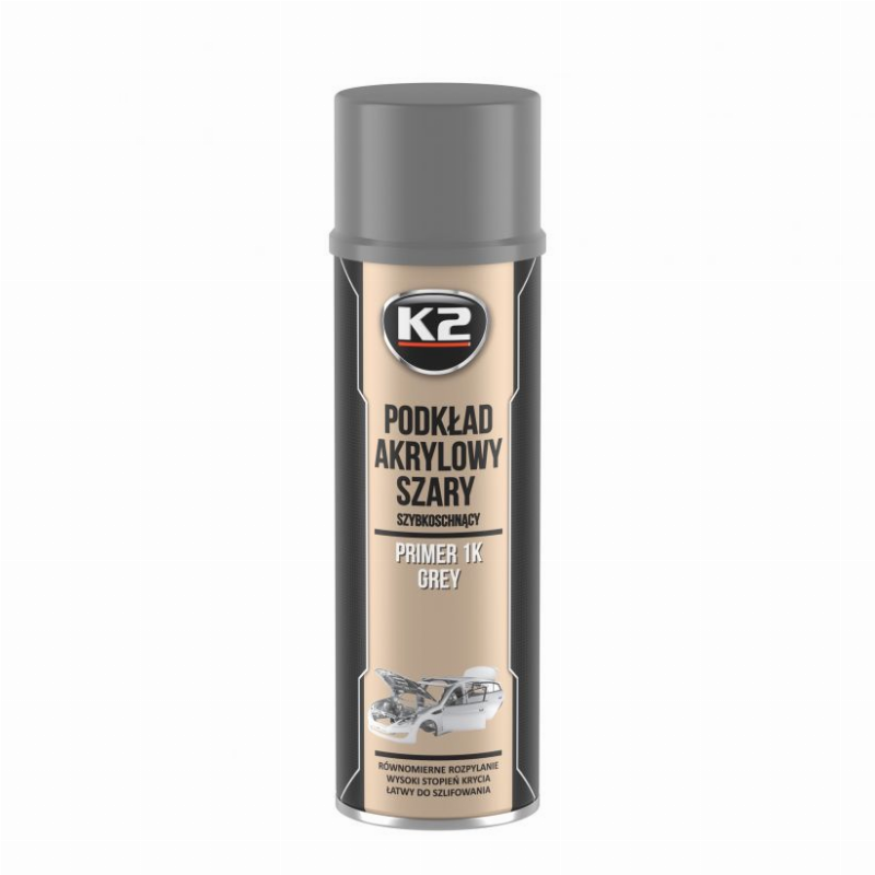 K2 PELĒKA GRUNTKRĀSA 500ML SPRAY K2 PELĒKA GRUNTKRĀSA 500ML SPRAY