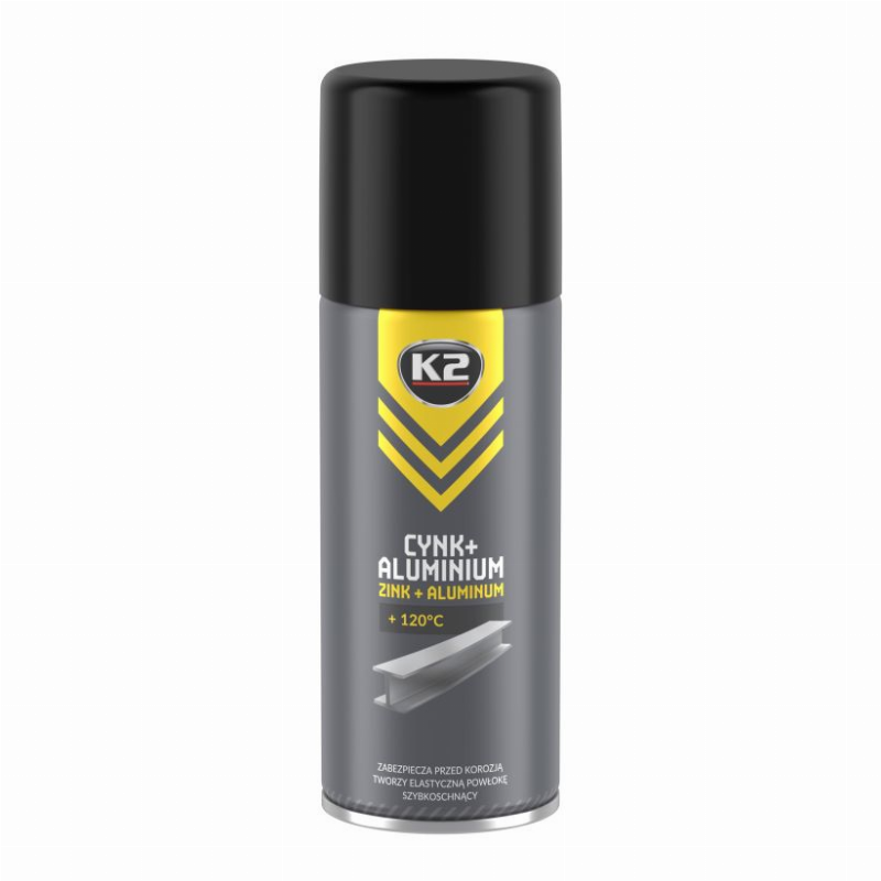 Krāsa "Cinks+Alumīnijs" K2 400ml aerosols Krāsa "Cinks+Alumīnijs" K2 400ml aerosols