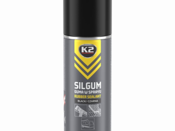 ELASTĪGAIS GUMIJAS PĀRKLĀJUMA PUDELIS K2 SILGUM BLACK 400ML