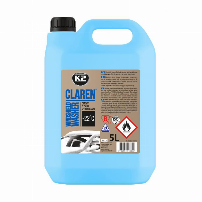 LOGU MAZGĀTĀJA ŠĶIDRUMS "CLAREN" -22C 5L LOGU MAZGĀTĀJA ŠĶIDRUMS "CLAREN" -22C 5L
