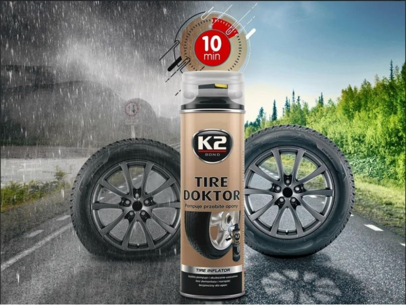 RIEPU REMONTA AEROSOLS TIRE DOCTOR 400ML K2 10982 RIEPU REMONTA AEROSOLS TIRE DOCTOR 400ML K2 10982 - Image 2