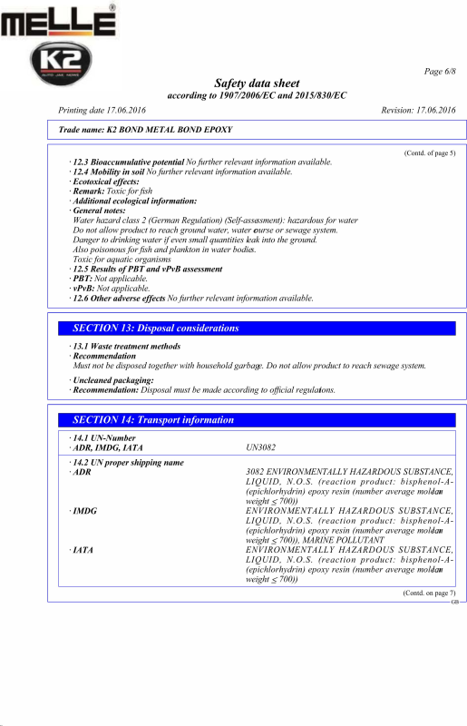 DIVKOMPONENTU EPOKSĪDSVEIDA METĀLA LĪME ''METĀLA SAISTĪŠANA'' B116 DIVKOMPONENTU EPOKSĪDSVEIDA METĀLA LĪME ''METĀLA SAISTĪŠANA'' B116 - Image 7