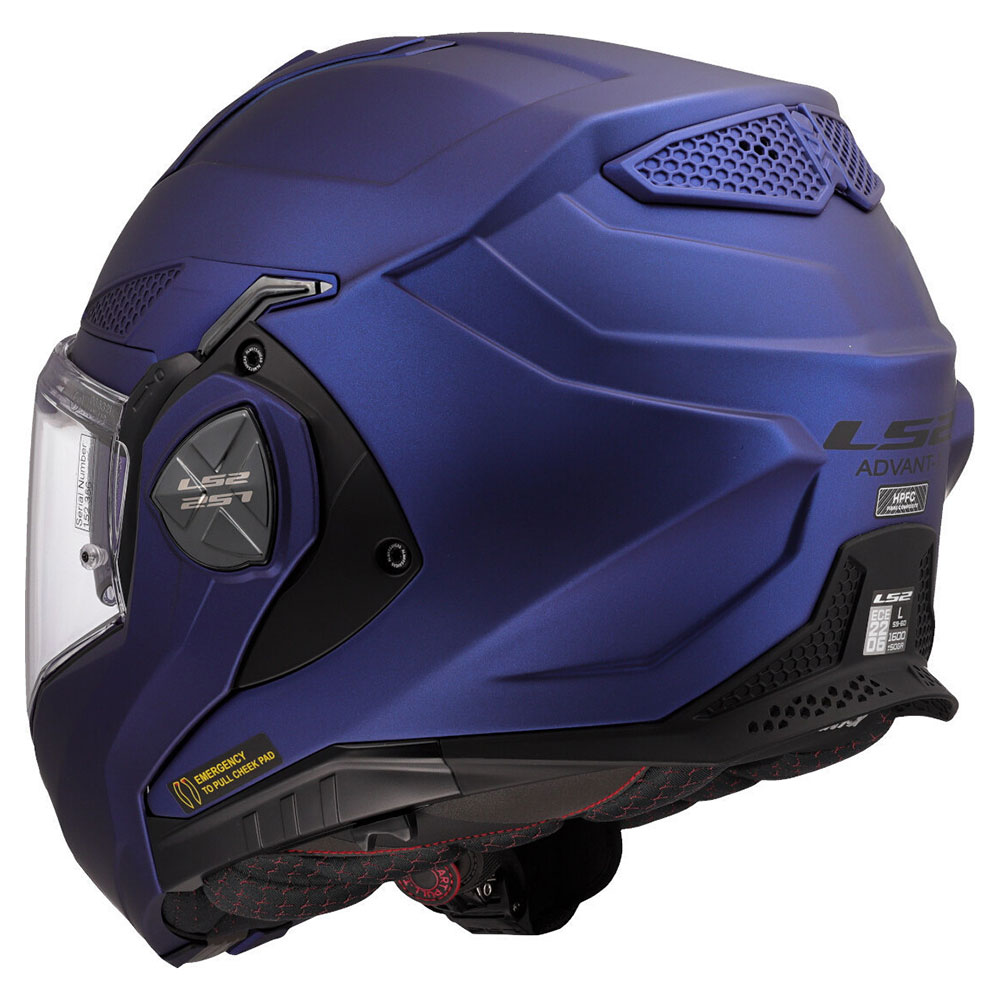 LS2 FF901 ADVANT X SOLID MOTO ĶIVERE TUMŠI ZILA LS2 FF901 ADVANT X SOLID MOTO ĶIVERE TUMŠI ZILA - Image 2